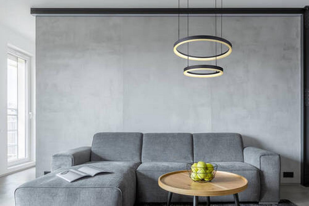 LED-Hängeleuchte 67189h - Goldfarben/Opal, Design, Kunststoff/Metall (66,5/60/150cm) - Globo