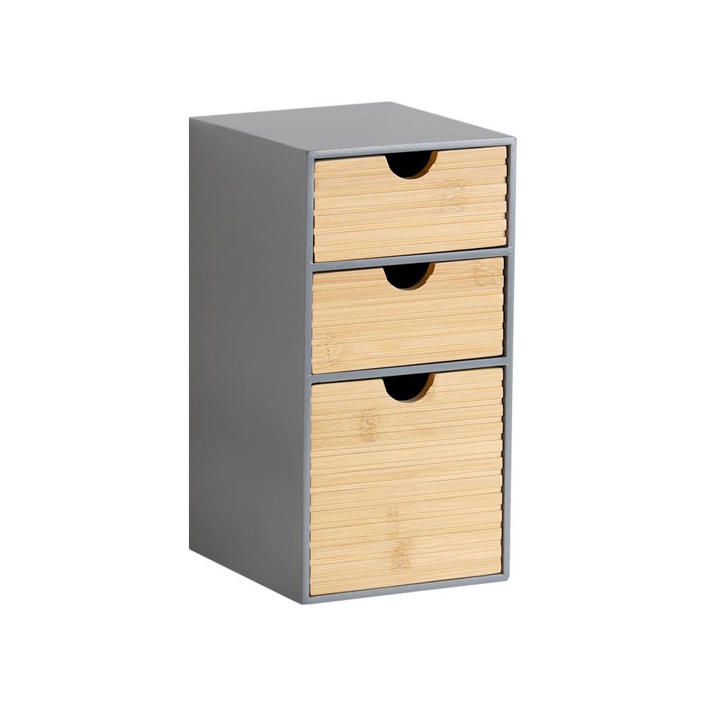 TISCHORGANIZER 58965 - Naturfarben/Grau, Basics, Naturmaterialien/Holzwerkstoff (14cm) - Kesper