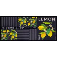 Läufer, Limone, 66x150 Cm Limone - Anthrazit, Basics, Textil (66/150cm) - Ondega