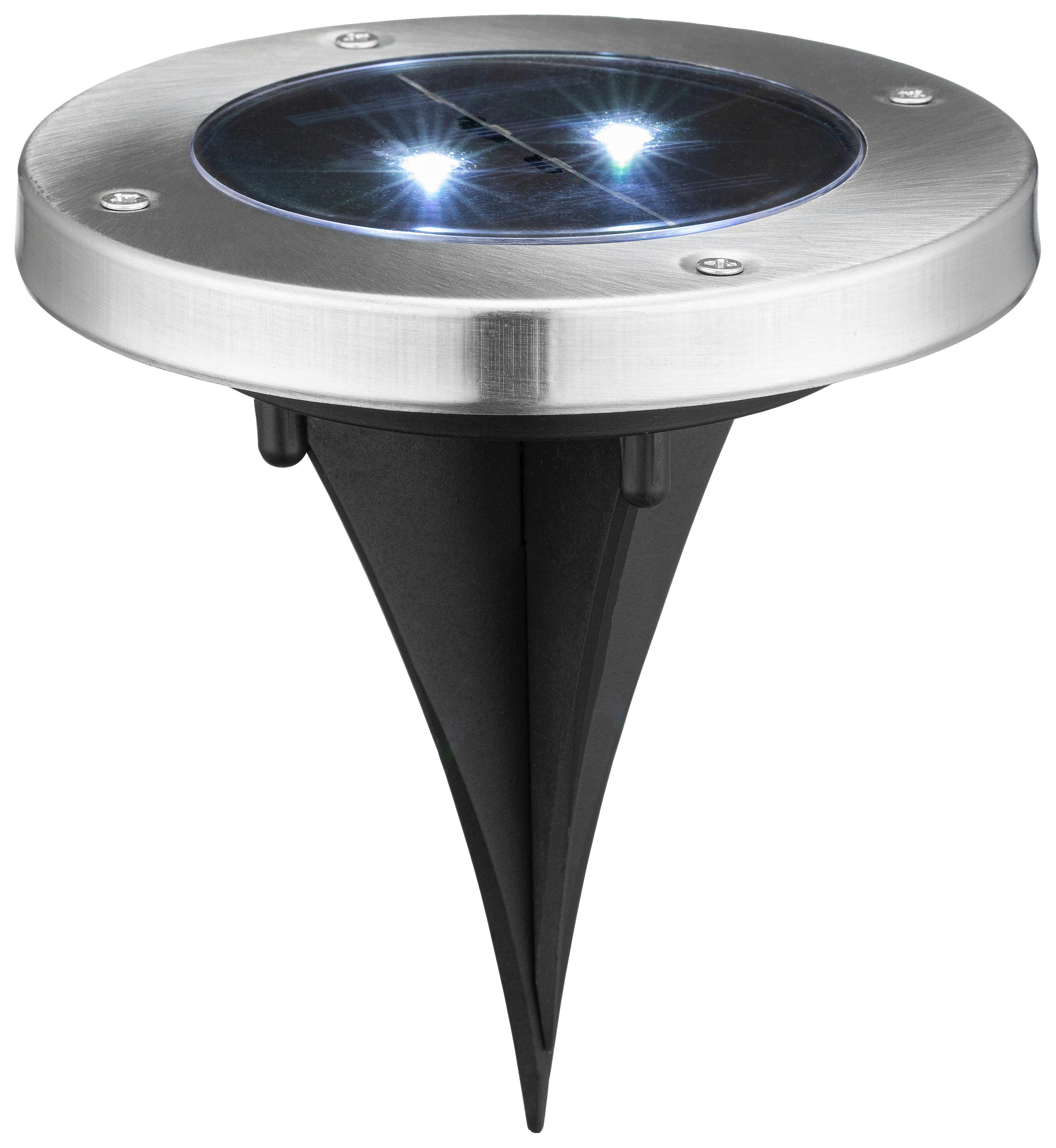 Solarleuchte, mit Schalter Delilah - Schwarz, Basics, Kunststoff/Metall (12/12,5cm) - Homezone