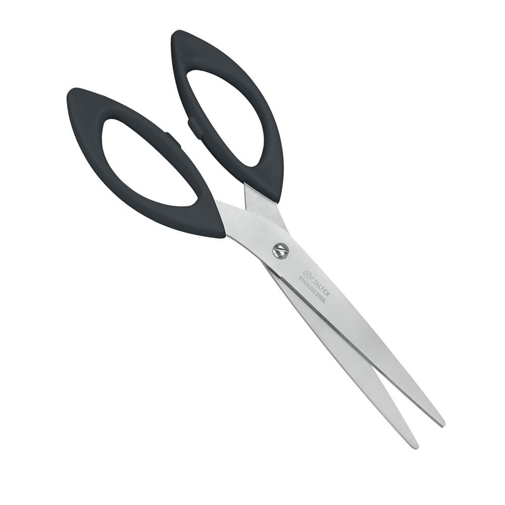Schere Martin, Grau B/L: ca. 7,2/21,5 cm - Basics, Metall (7,2/21,5cm) - Metaltex