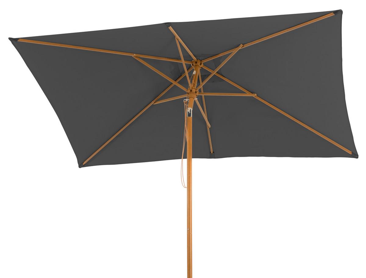 Sonnenschirm 200x261x300 Cm Anthrazit - Anthrazit/Buchefarben, Basics, Textil/Metall (200/261/300cm) - Schneider