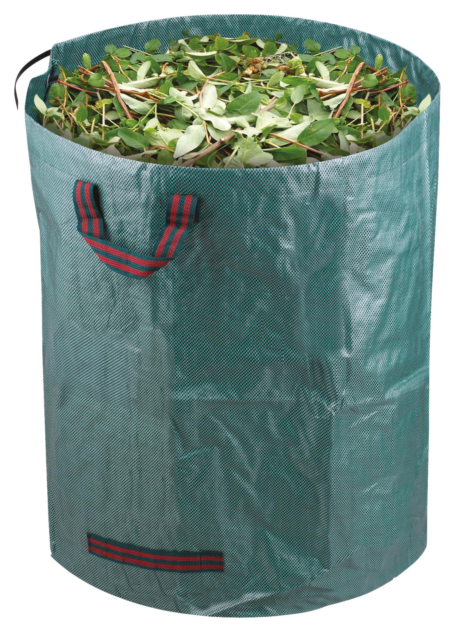 Gartenabfallsack 272 L Faltbar Kunststoff Grün - Grün, Basics, Kunststoff (272l) - Homezone