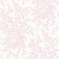 Vliestapete Picardie Petal - Pink/Weiß, Basics, Papier/Kunststoff (52/1000cm)