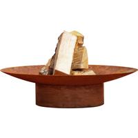 Feuerschale Grace M Rohstahl - Rostfarben, Basics, Metall (58/58/13,6cm)