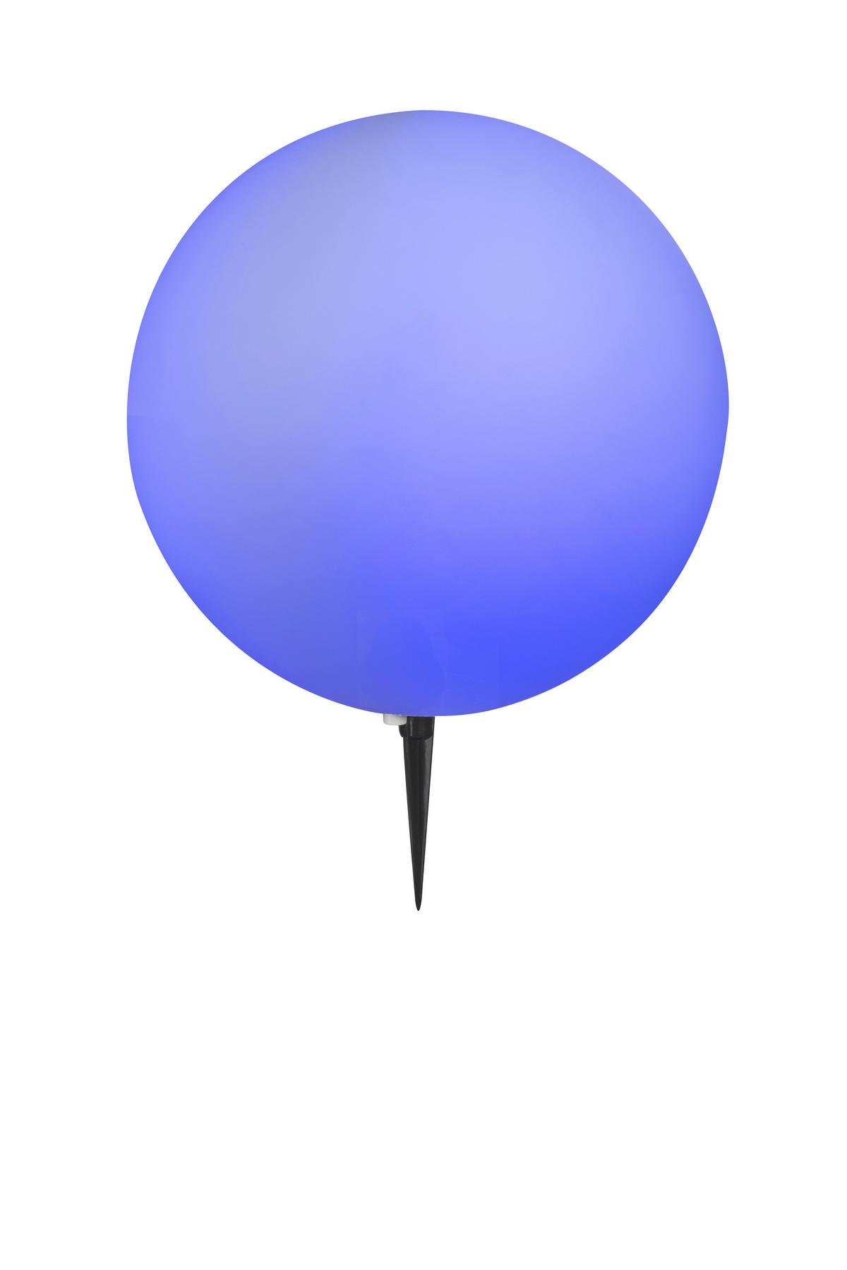 Außenstehleuchte 31776 Toula - Schwarz/Weiß, Design, Kunststoff (40/56cm) - Globo