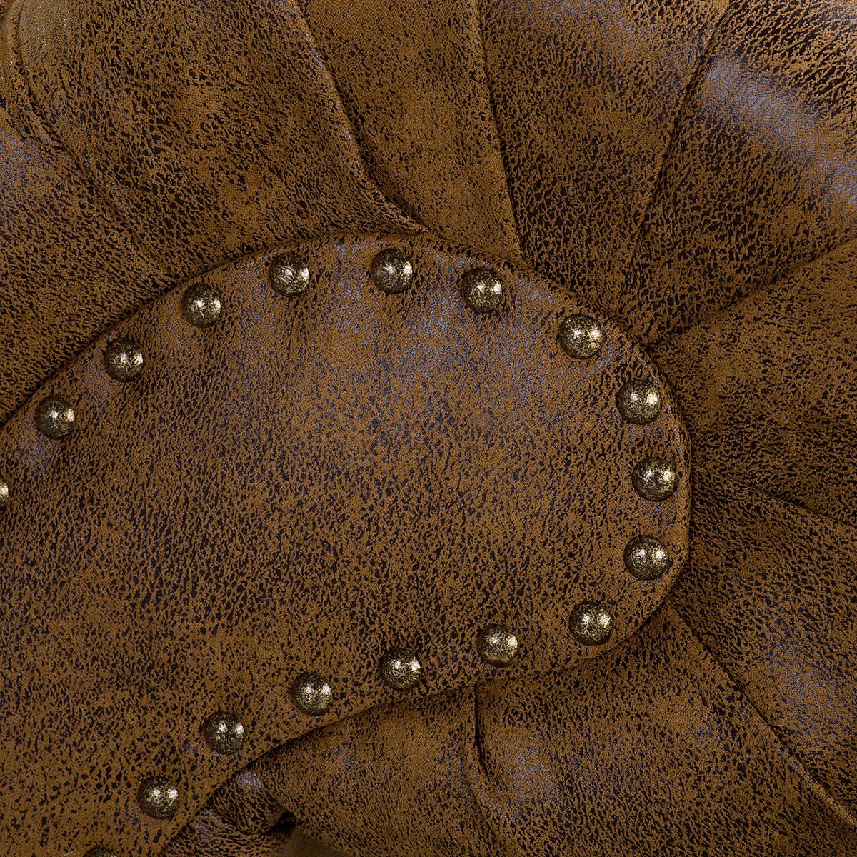 Récamiere Pako Cognac B: 185cm - Cognac/Braun, Design, Textil (185/93/75cm) - Livetastic