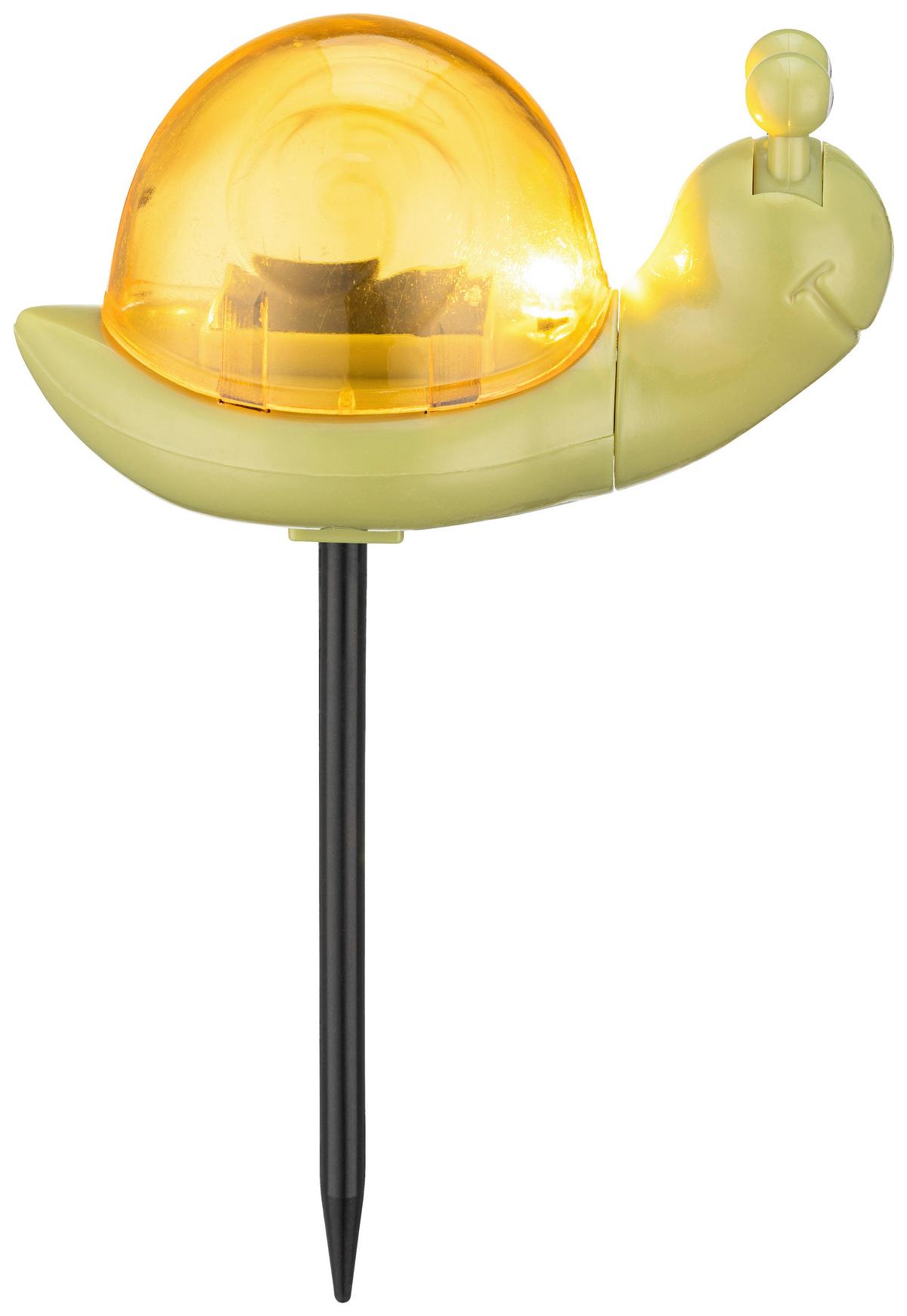 SOLÁRNÍ SVÍTIDLO MARIO - oranžová/černá, Romantický / Rustikální, plast - Mömax