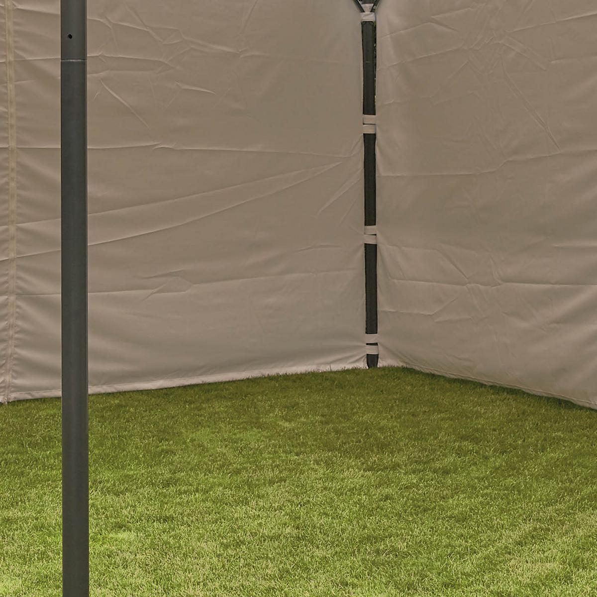 Seitenteile Berlino 400x256cm 2er-Set - Grau, KONVENTIONELL, Textil (400/256cm) - Siena Garden