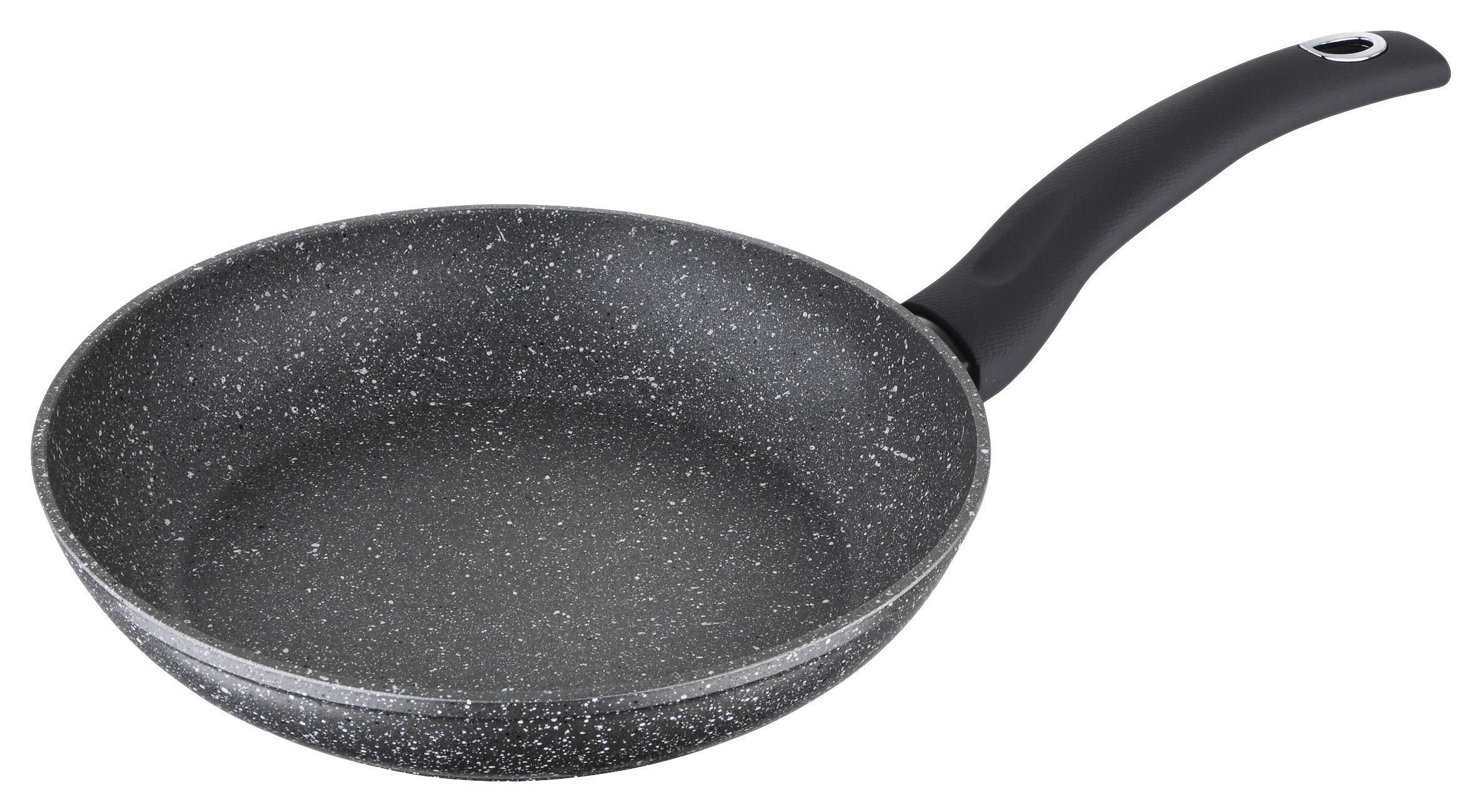 Bratpfanne Orion D: 24 Cm Aluminium Antihaftbeschichtet - Dunkelgrau, Basics, Kunststoff/Metall