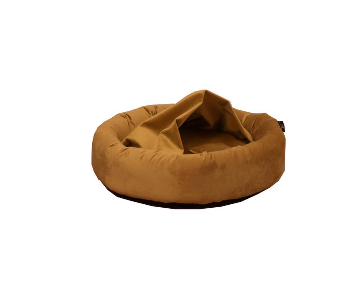 Hundebett Charly Gelb L: 50 cm - Gelb, KONVENTIONELL, Textil (50/50/15cm)