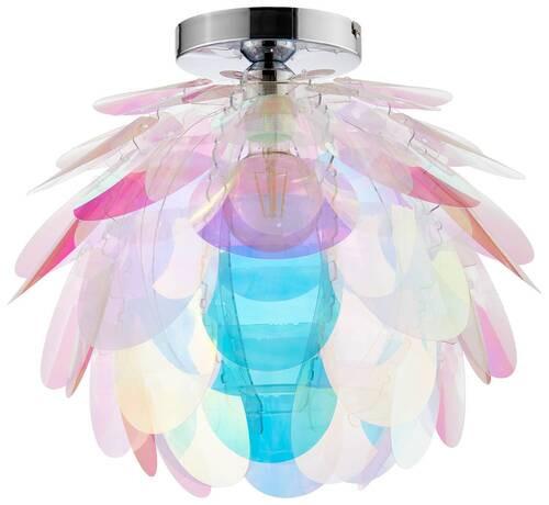 Deckenleuchte Ø 40 cm Bunte Blütenblätter - Multicolor, LIFESTYLE, Kunststoff/Metall (40/36cm) - Näve