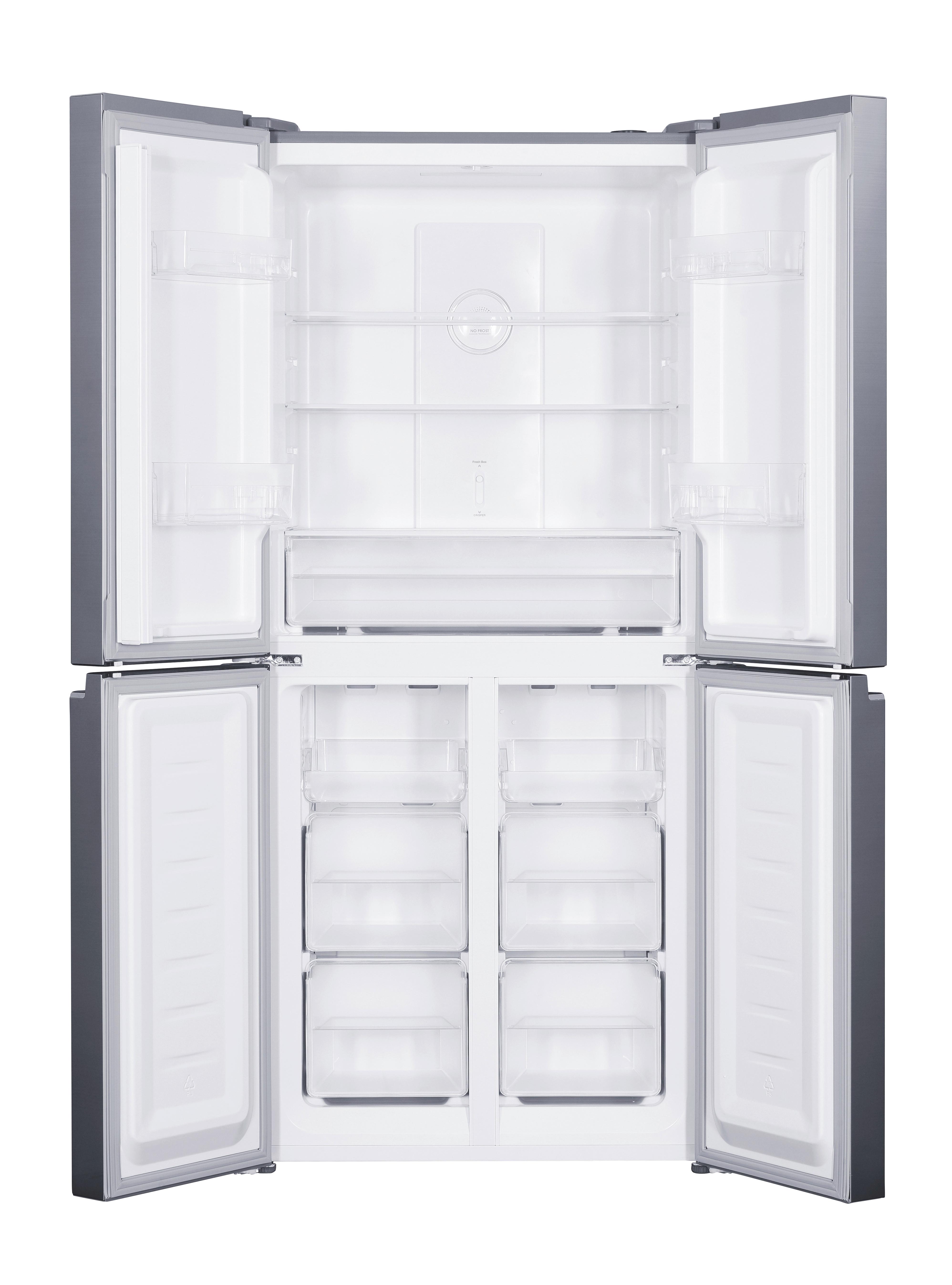 Multi-door W-Cd 362 Nfd E Ix - Silberfarben, KONVENTIONELL, Kunststoff/Metall (79/180/62cm) - Wolkenstein