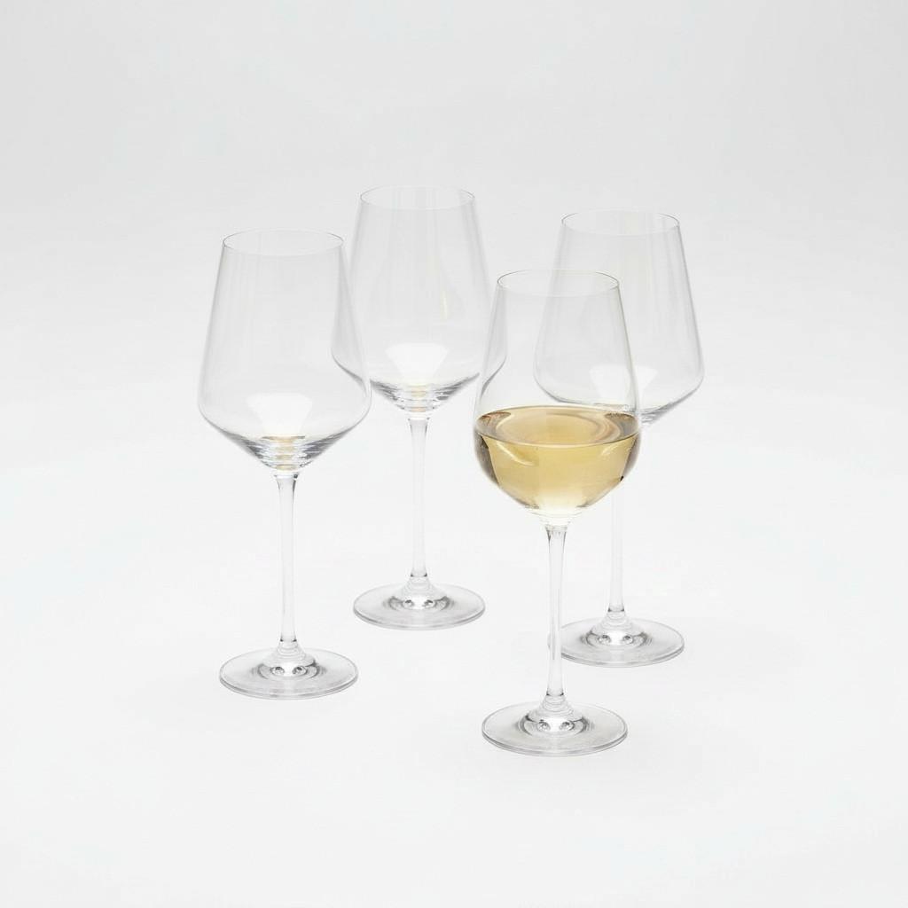 GLÄSERSET 10x25 cm, 550 ml - Klar, Basics, Glas (10/25cm) - Van Well