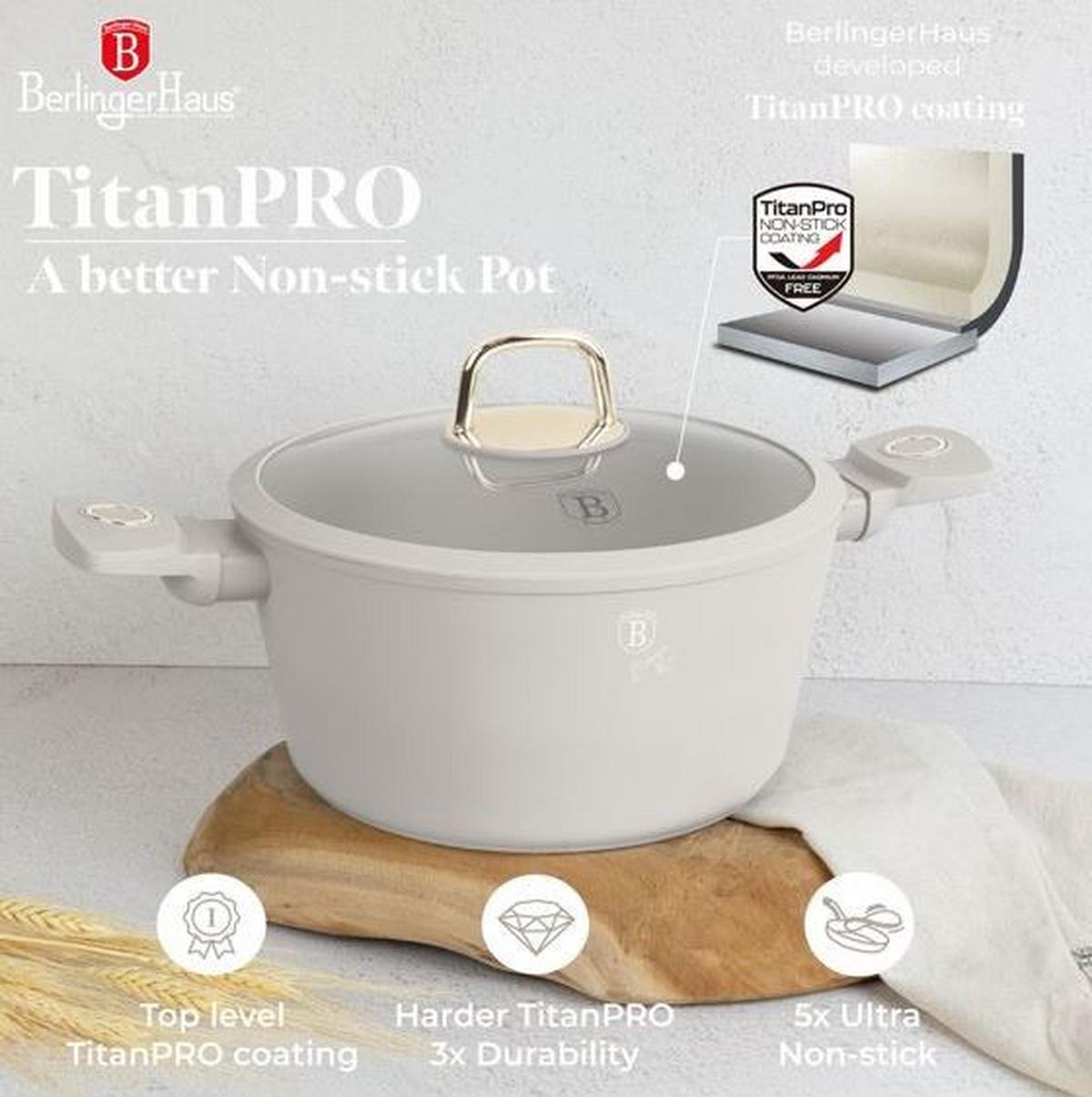 Kochtopfset 15--Teilig., Creme - Creme, Basics, Metall