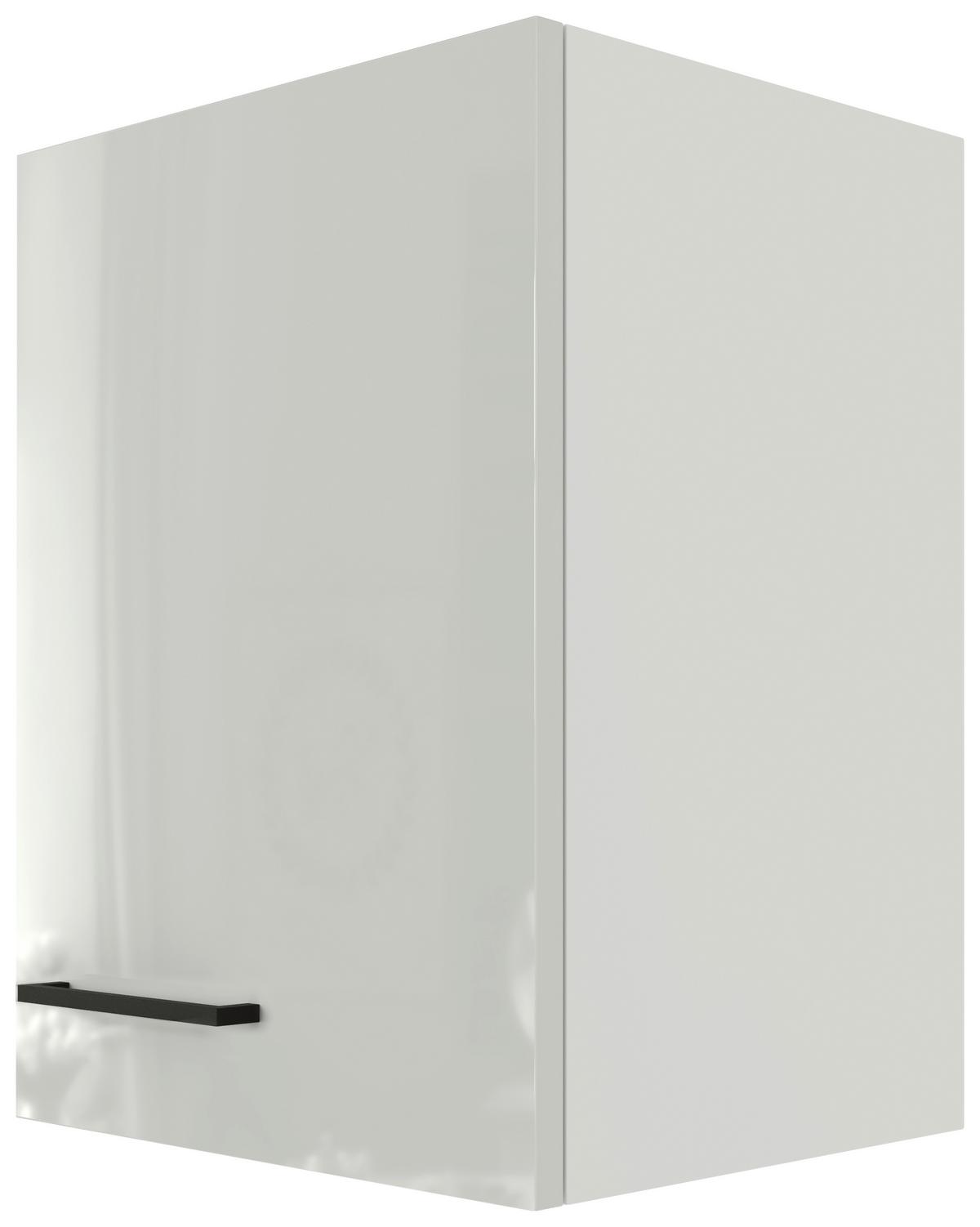 Kuchyňská horní skříňka LEVI LEVI - šedá/černá, Moderní, kov/kompozitní dřevo (40/54/32cm) - FlexWell
