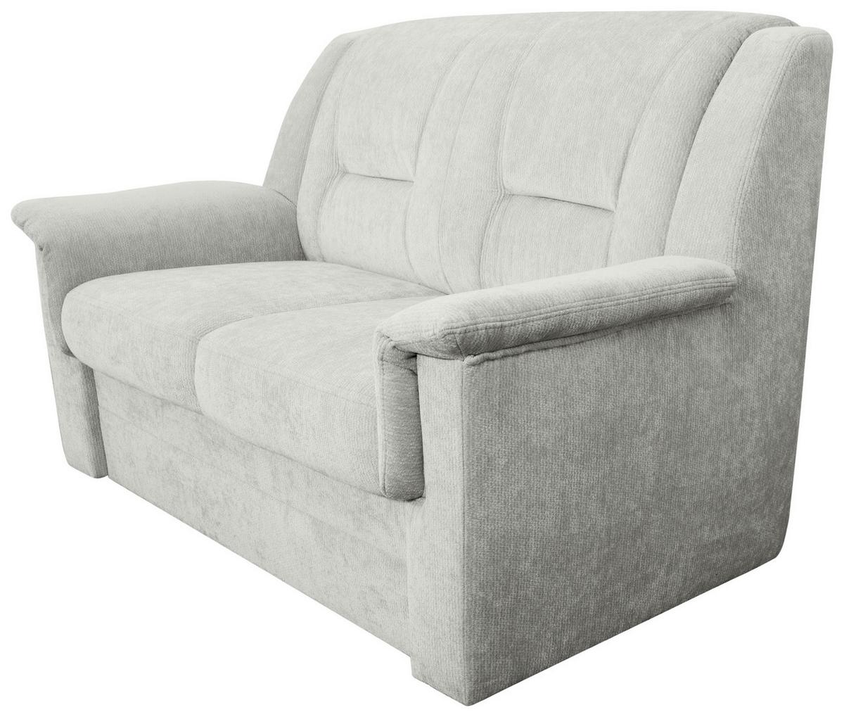 2-SITZER-SOFA Rafael, Hellgrau B: 152 cm - Hellgrau/Schwarz, Trend, Textil (152/95/95cm)