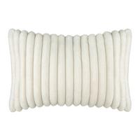 KOŽUŠINOVÝ VANKÚŠ MAUDI - krémová, textil (40/60cm) - Mömax