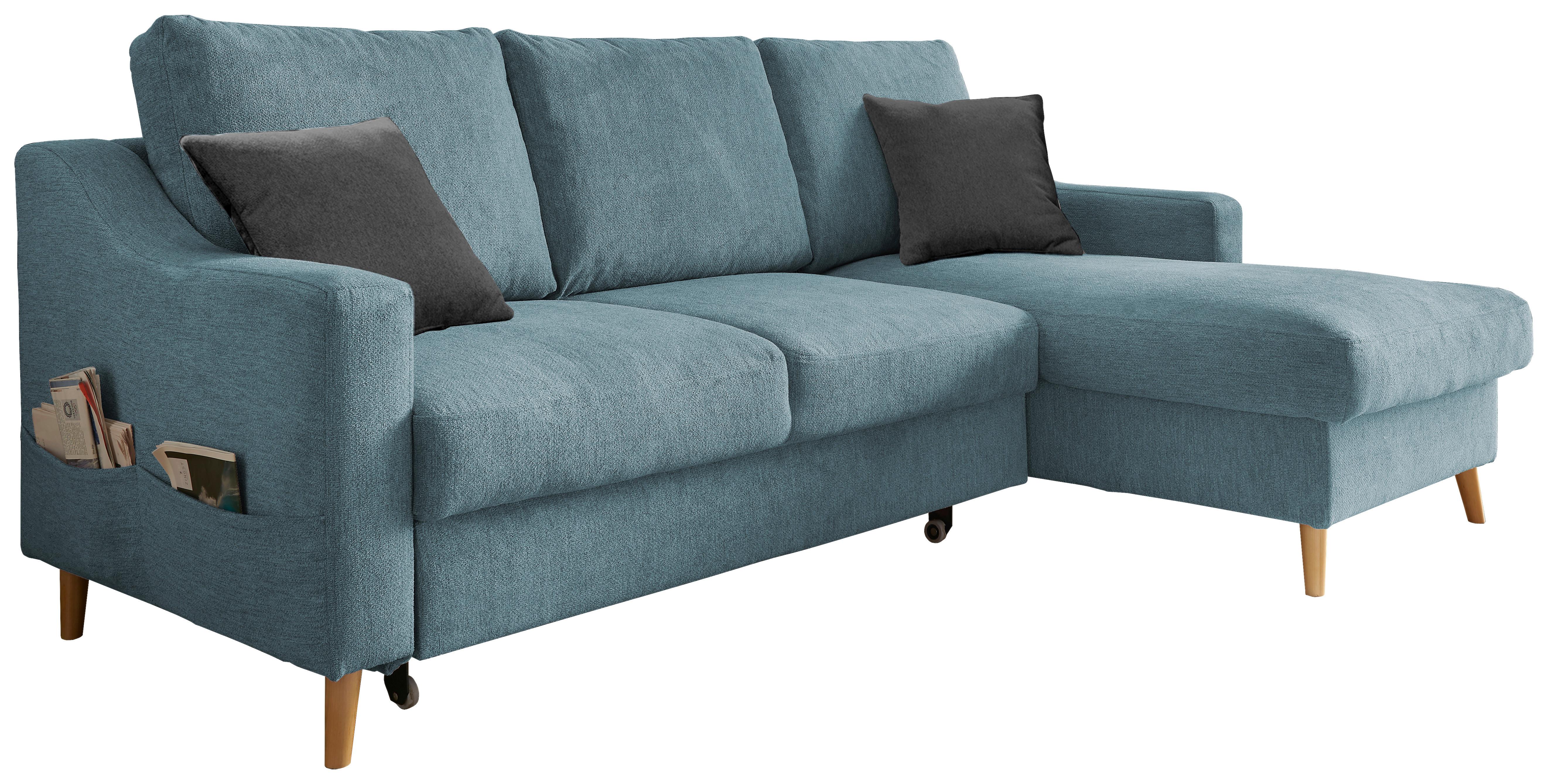 Ecksofa Valentina Blau S: 228/150 cm