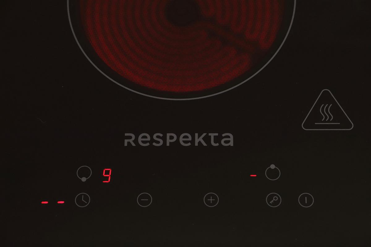 Kochfeld Respekta Bennet - Schwarz, Trend, Glas (29/5/52cm) - Respekta