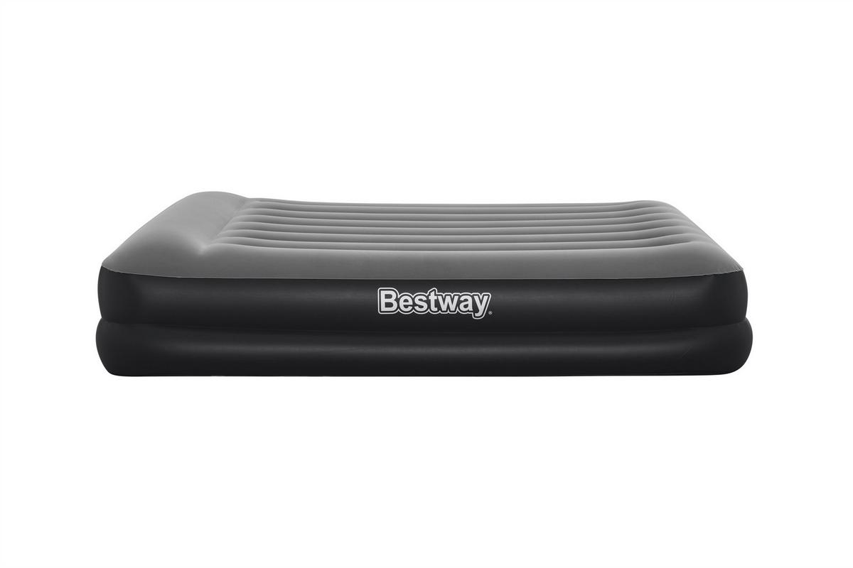 Luftbett Kimi Lbh: 203x152x46 Cm Mit Pumpe, Max. 300 Kg - Schwarz/Grau, Kunststoff (203/152/46cm) - Bestway