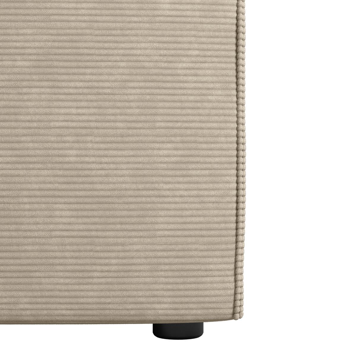 Boxspringbett Mit Bettkasten Algier 180x200 Cm Beige - Beige/Schwarz, MODERN, Karton/Holzwerkstoff (180/200cm) - MID.YOU