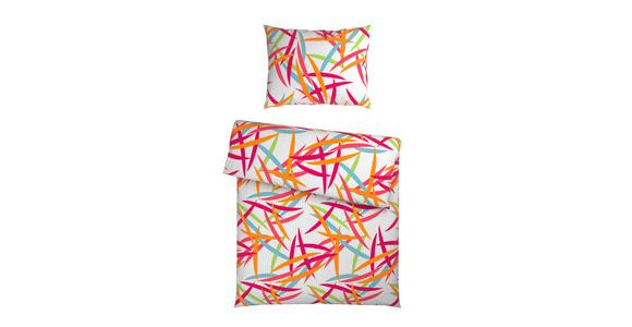 Bettwäsche Palma - Rot/Orange, MODERN, Textil - Luca Bessoni