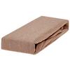 Spannleintuch Nathalie Taupe 90x200 cm Baumwolle - Taupe, KONVENTIONELL, Textil (90/200cm) - Ondega