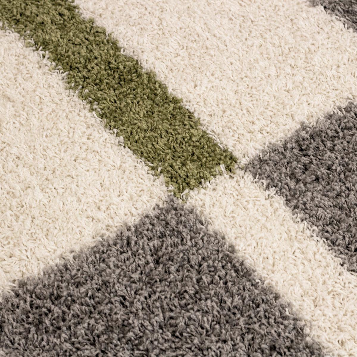 Hochflor Teppich Grün Gala 240x340 cm - Grün, Design, Textil (240/340cm)