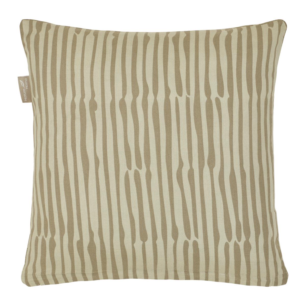 DEKORAČNÝ VANKÚŠ NATURE HOME WENDE - zelená, textil (45/45cm) - Mömax
