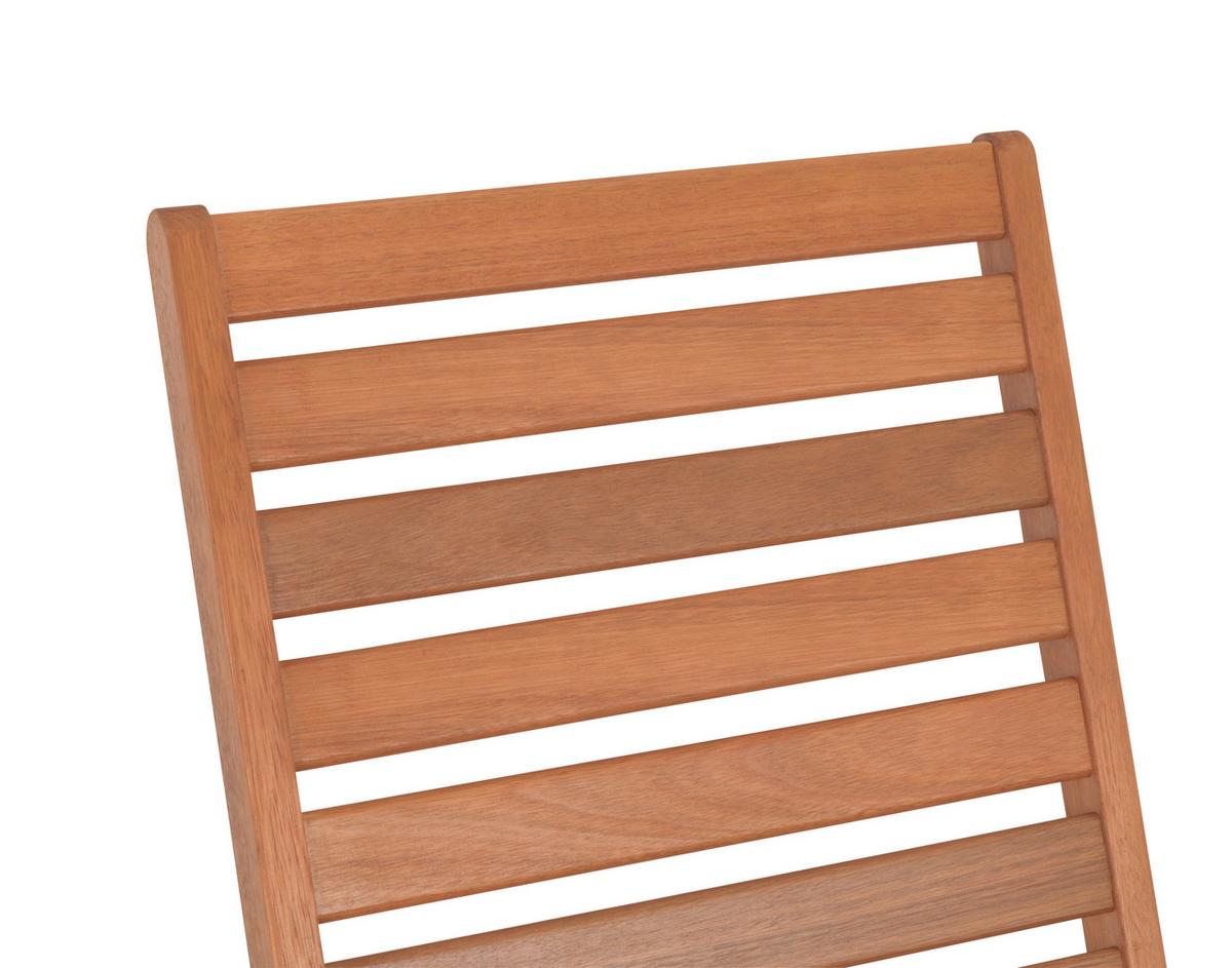 Gartengarnitur Ella 7-Teilig aus Holz Tisch ausziehbar - Braun, MODERN, Holz - Luca Bessoni