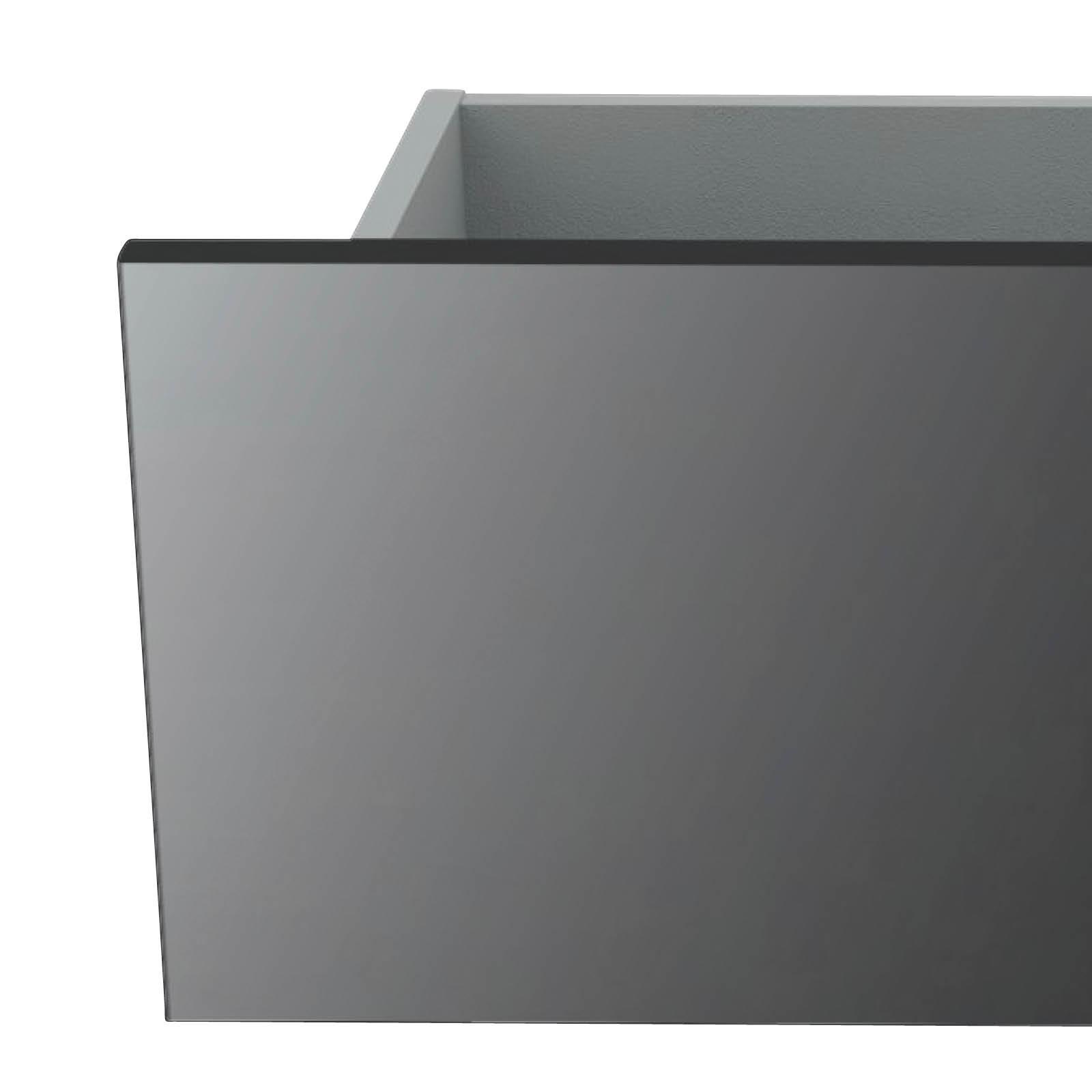 ZÁSUVKA UNIT-ELEMENTS - antracitová, Modern, kompozitné drevo (90,9/21,9/36,6cm) - Ondega