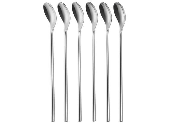 Lyžica Na Latte-macchiato Sara 6 Ks - farby nerezovej ocele, Konvenčný, kov (21cm) - PREMIUM LIVING Lyžica Na Latte-macchiato Sara 6 Ks - farby nerezovej ocele, Konvenčný, kov (21cm) - PREMIUM LIVING