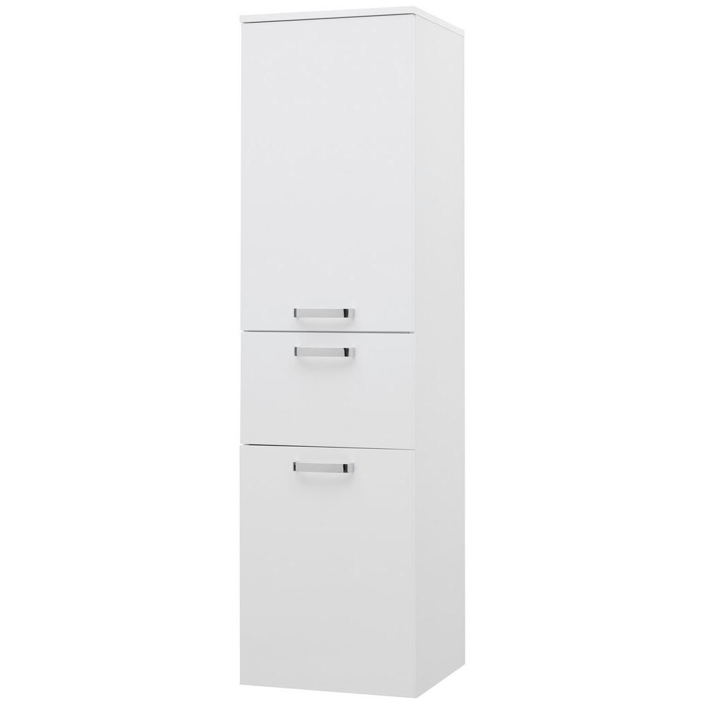 Badezimmer Hochschrank BxH 40x147 cm Weiß