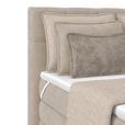 Boxspringbett mit Topper und Bettkasten 140x200 Medino - Beige, KONVENTIONELL, Holz/Holzwerkstoff (140/200cm) - Luca Bessoni