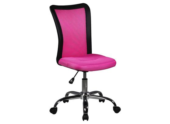 Jugenddrehstuhl Lukas B: 60 cm Pink - Chromfarben/Pink, MODERN, Kunststoff/Textil (60/100/60cm) - Livetastic Jugenddrehstuhl Lukas B: 60 cm Pink - Chromfarben/Pink, MODERN, Kunststoff/Textil (60/100/60cm) - Livetastic
