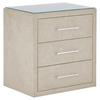 Nachtkästchen Kleopatra - Creme, KONVENTIONELL, Holzwerkstoff/Kunststoff (56/60/41cm) - Ondega