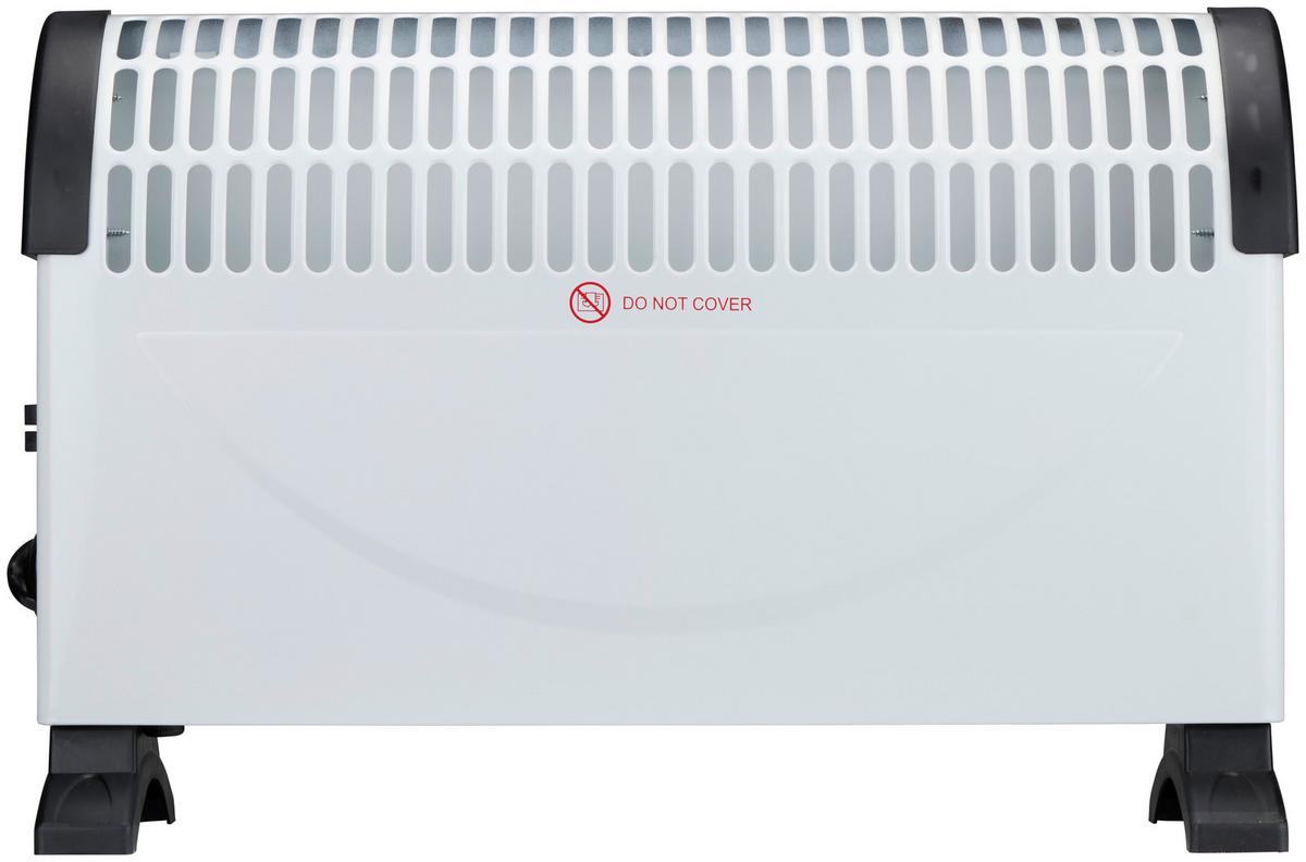 Heizlüfter Convection Heater 1500w - Weiß, Basics, Kunststoff/Metall (49.5/18.2/33cm)