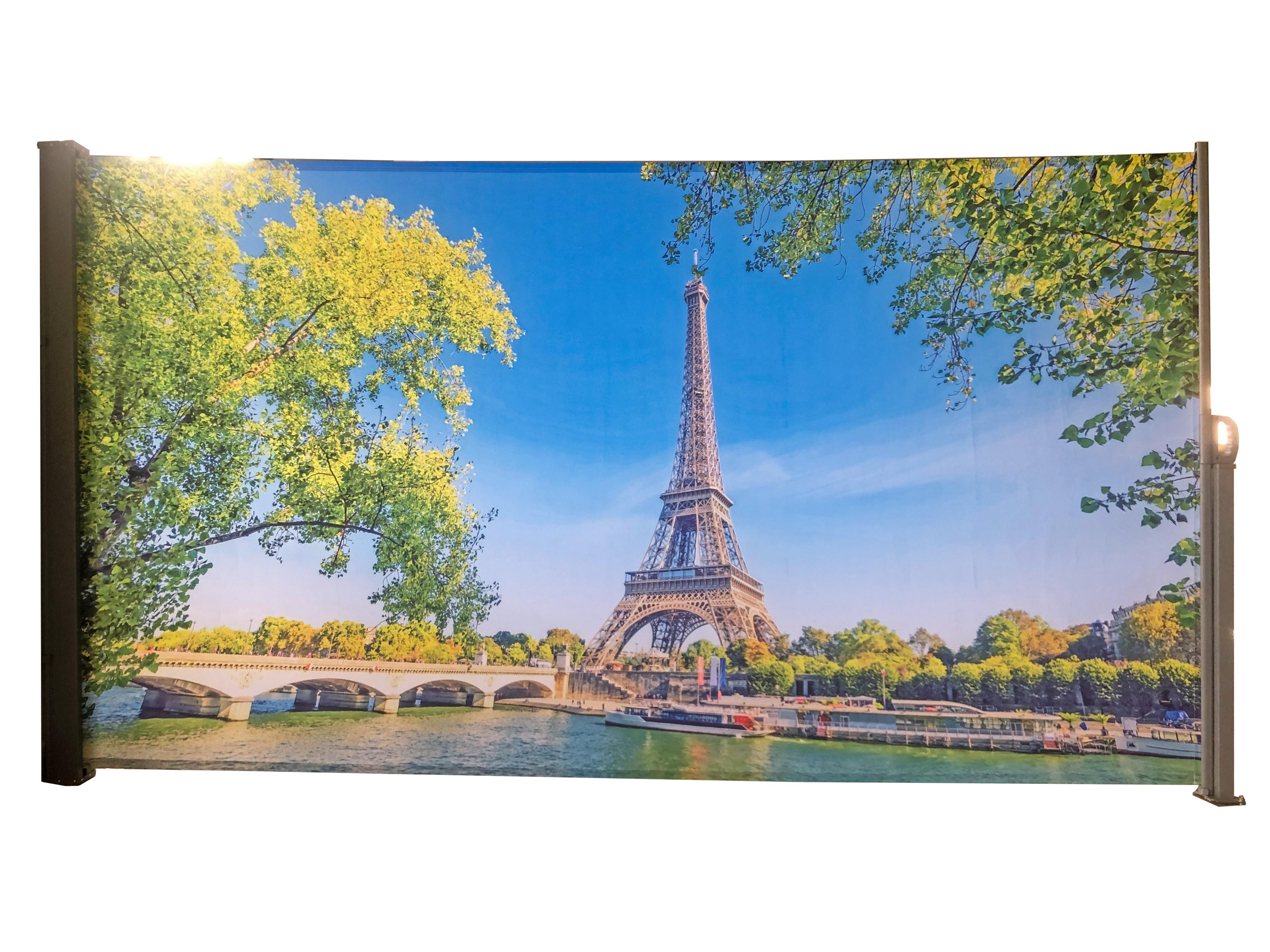 Markise PARIS aus Kunststoff mit Stadt-Motiv