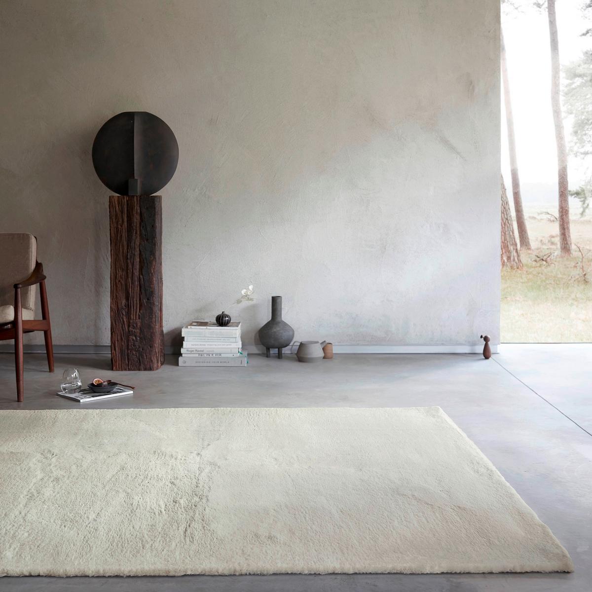 Hochflorteppich Anna - Beige, KONVENTIONELL, Textil (160/230cm) - WECON HOME BASIC