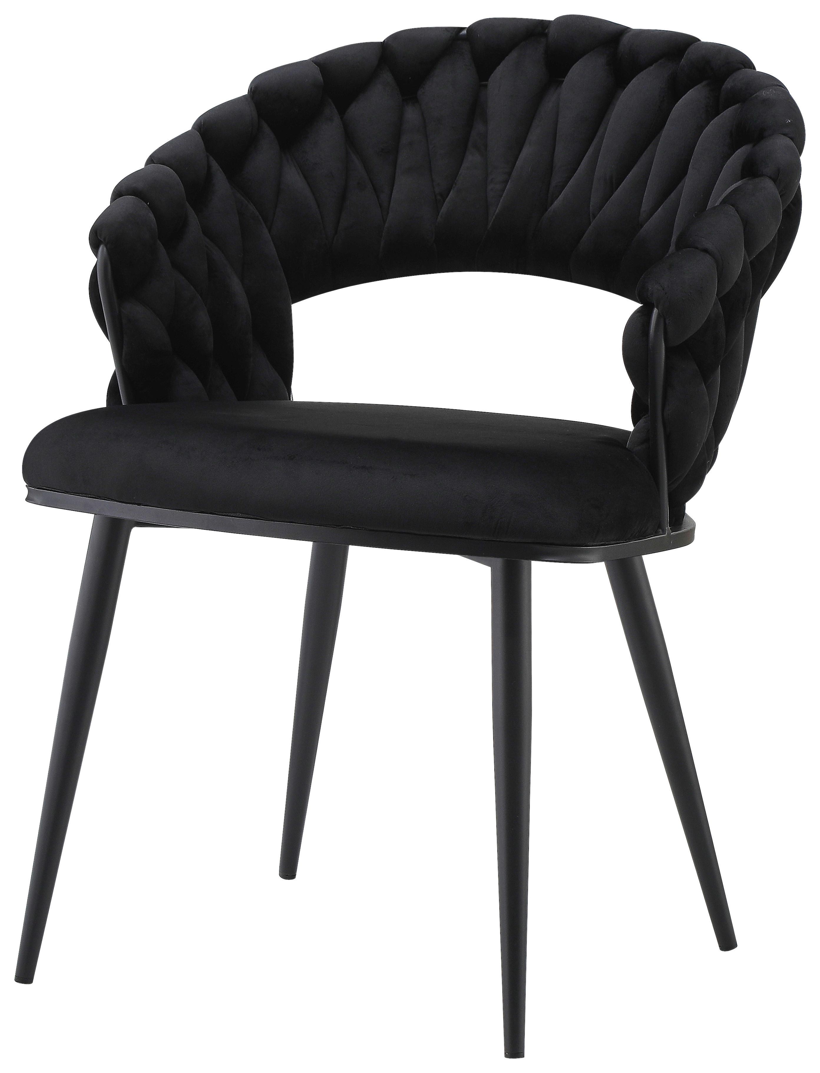 SADA STOLIČIEK S PODRÚČKAMI FINESSE 125 - čierna, Design, kov/plast (61/82/60cm) - Kayoom