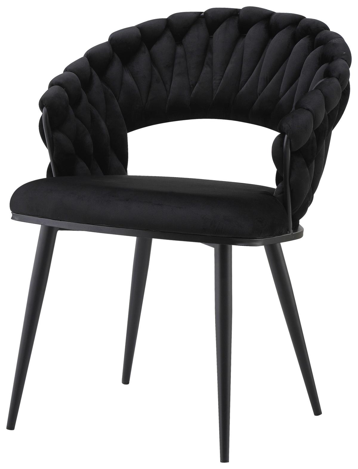 SADA ŽIDLÍ S PODRUČKAMI FINESSE 125 - černá, Design, kov/plast (61/82/60cm) - Kayoom