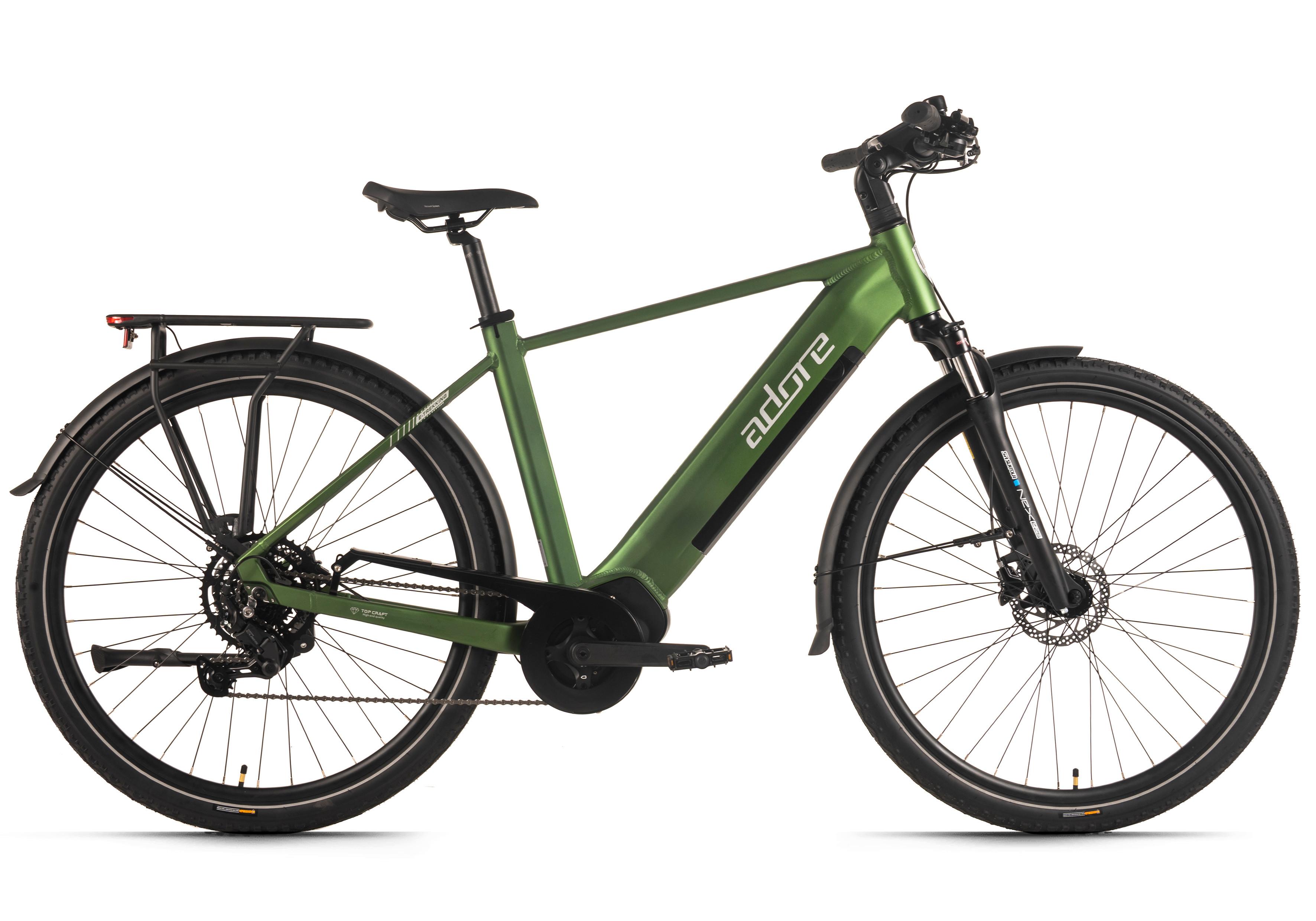 E-trekkingbike 28 Zoll Grün - Grün, LIFESTYLE, Metall (180/70/100cm)