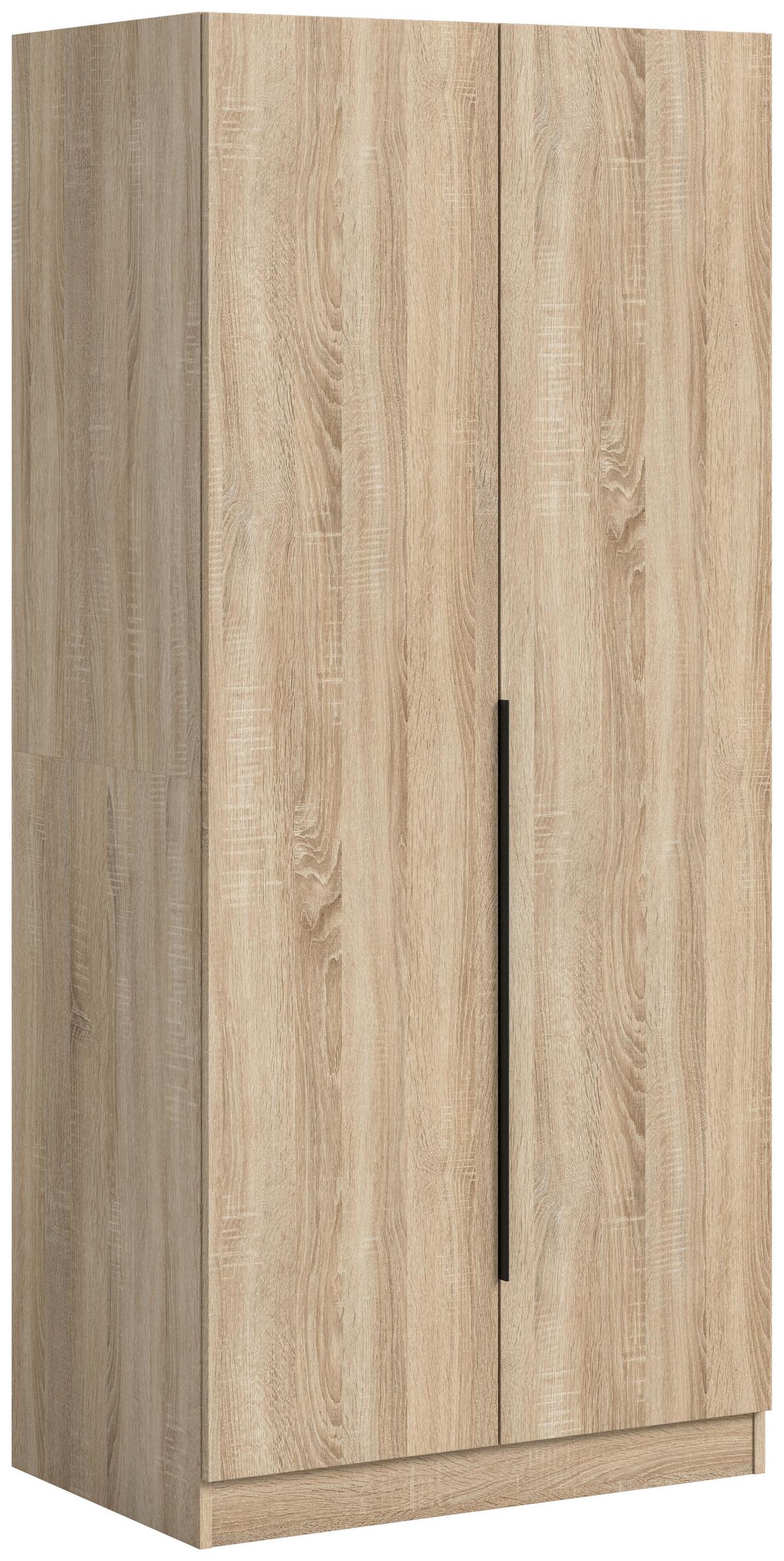 Drehtürenschrank Kopenhagen Sonoma Eiche B: 80 Cm - Sonoma Eiche, MODERN, Holzwerkstoff (80/181/52cm) - MID.YOU