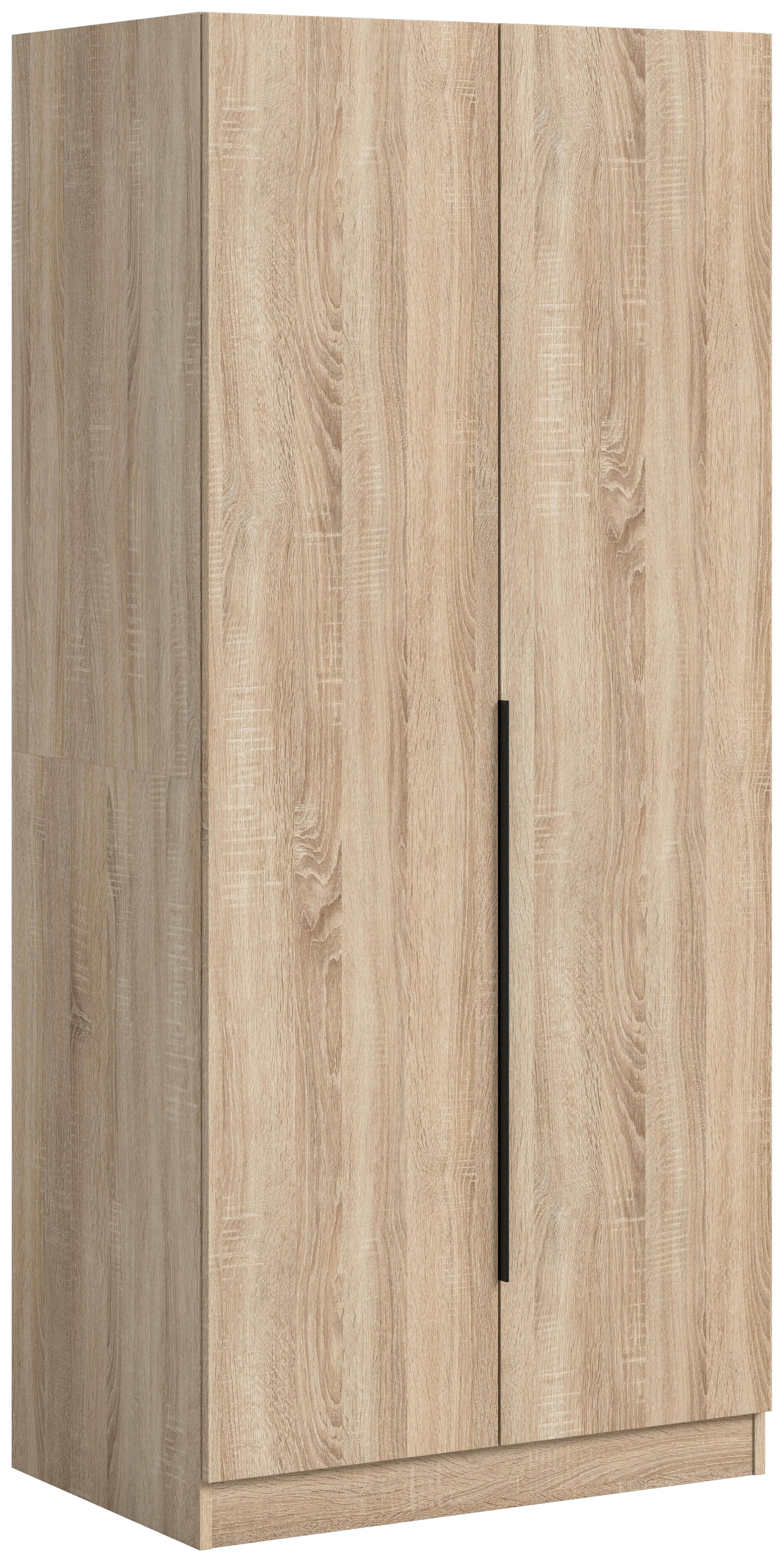 Drehtürenschrank Kopenhagen Sonoma Eiche B: 80 cm