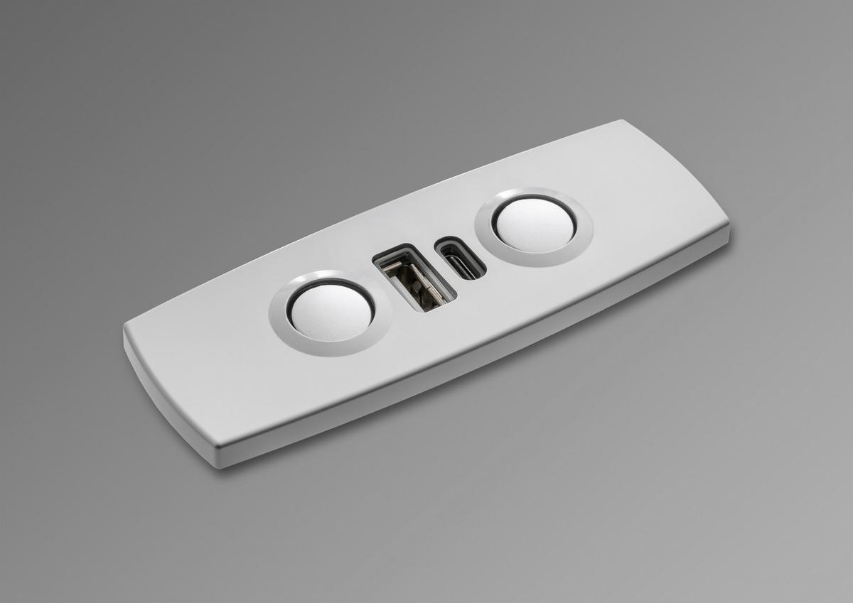 Ecksofa Parole Hellblau S: 275x236 Cm - Chromfarben/Hellblau, MODERN, Textil (275/236cm) - Livetastic