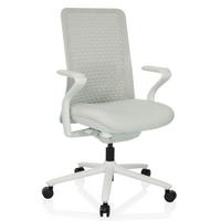 Drehstuhl Vervio Hellgrau B: 63 Cm - Hellgrau/Weiß, MODERN, Kunststoff/Textil (63/111/67cm) - MID.YOU