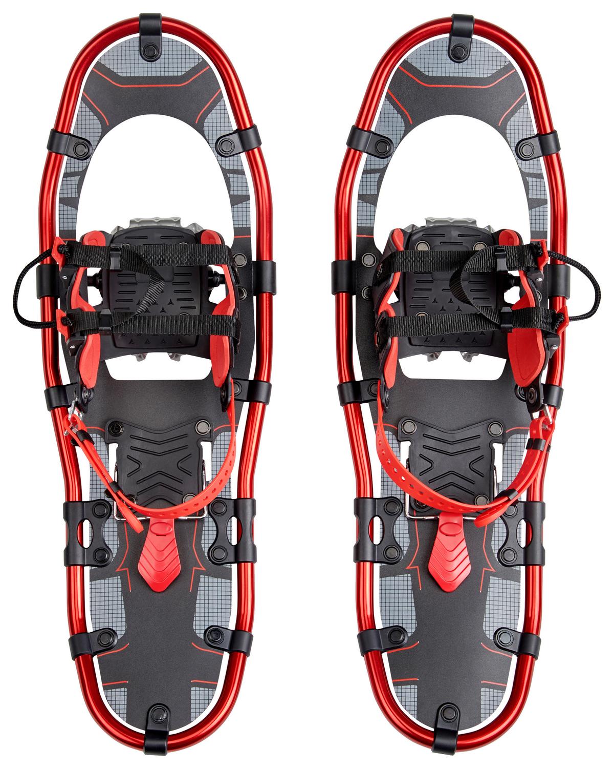 Schneeschuhe inkl. Steighilfe, Tasche und Wanderstöcke - Graphitfarben/Schwarz, Basics, Kunststoff (67/26/10cm) - Ondega