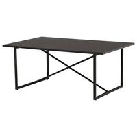 Couchtisch Pryor - Schwarz, Design, Holz/Metall (110/70/45cm) - Livetastic