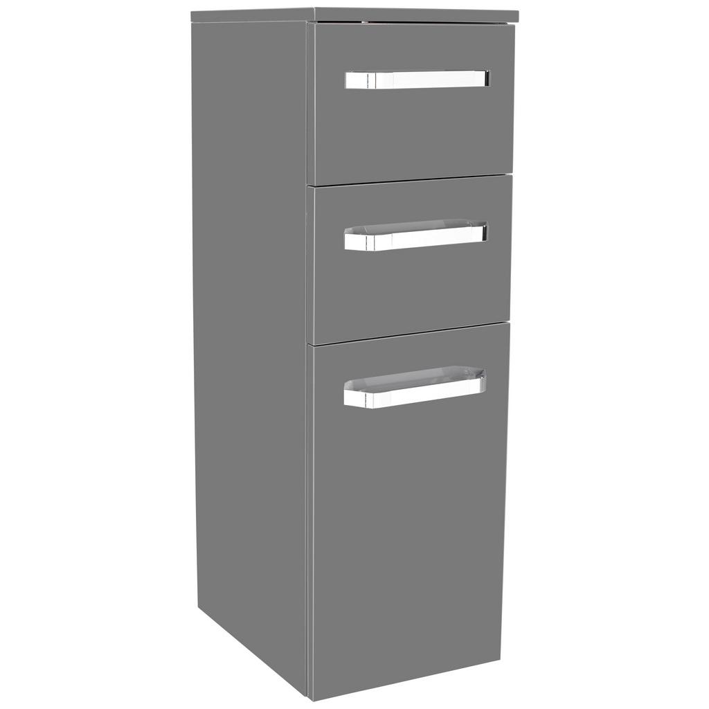 Unterschrank mit Soft-Close Santo B: 30cm, Anthrazit